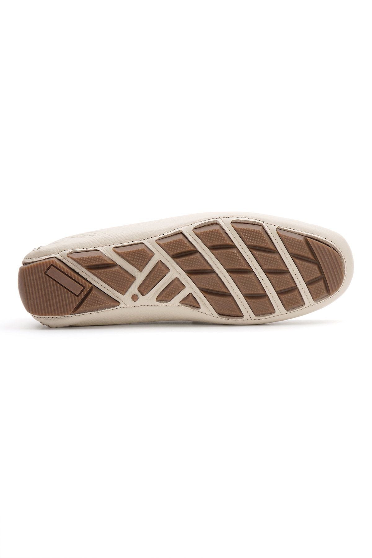 Hakiki Deri Erkek Loafer 500908 Bej