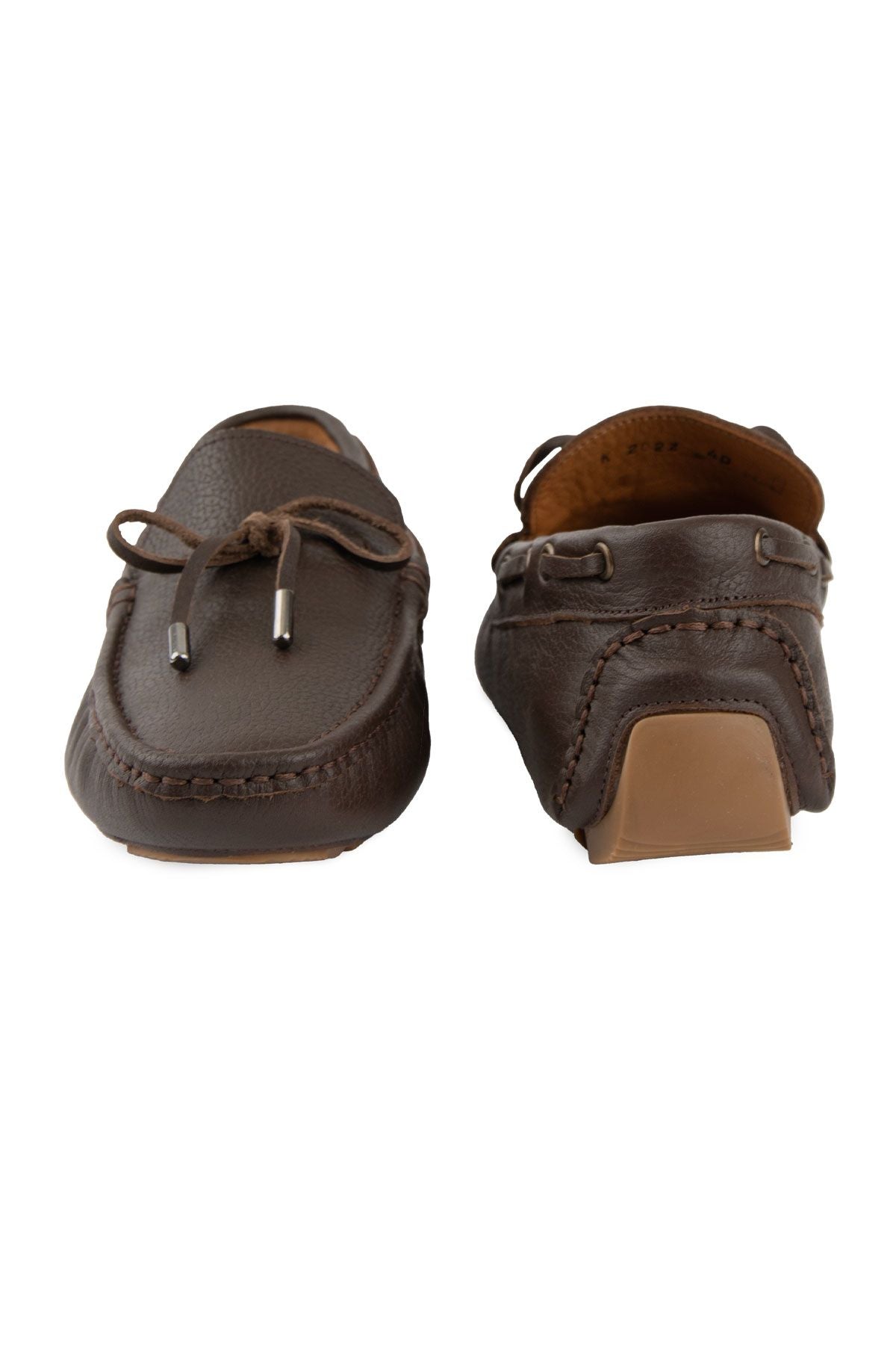Hakiki Deri Erkek Loafer 500908 Kahve