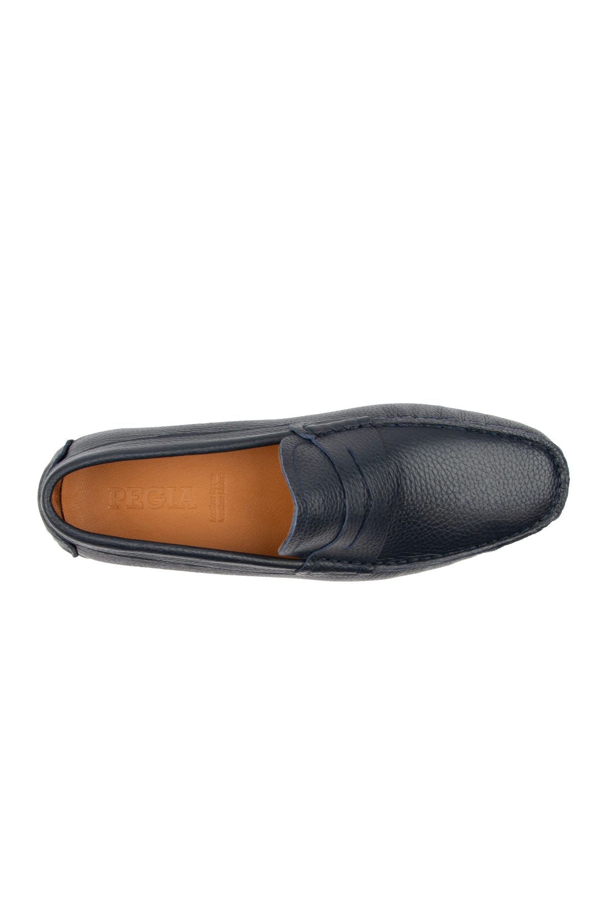 Hakiki Deri Erkek Loafer Ayakkabı 500906 Lacivert