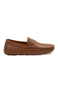 Genuine Leather Men's Loafer Shoes 500906 Tobacco