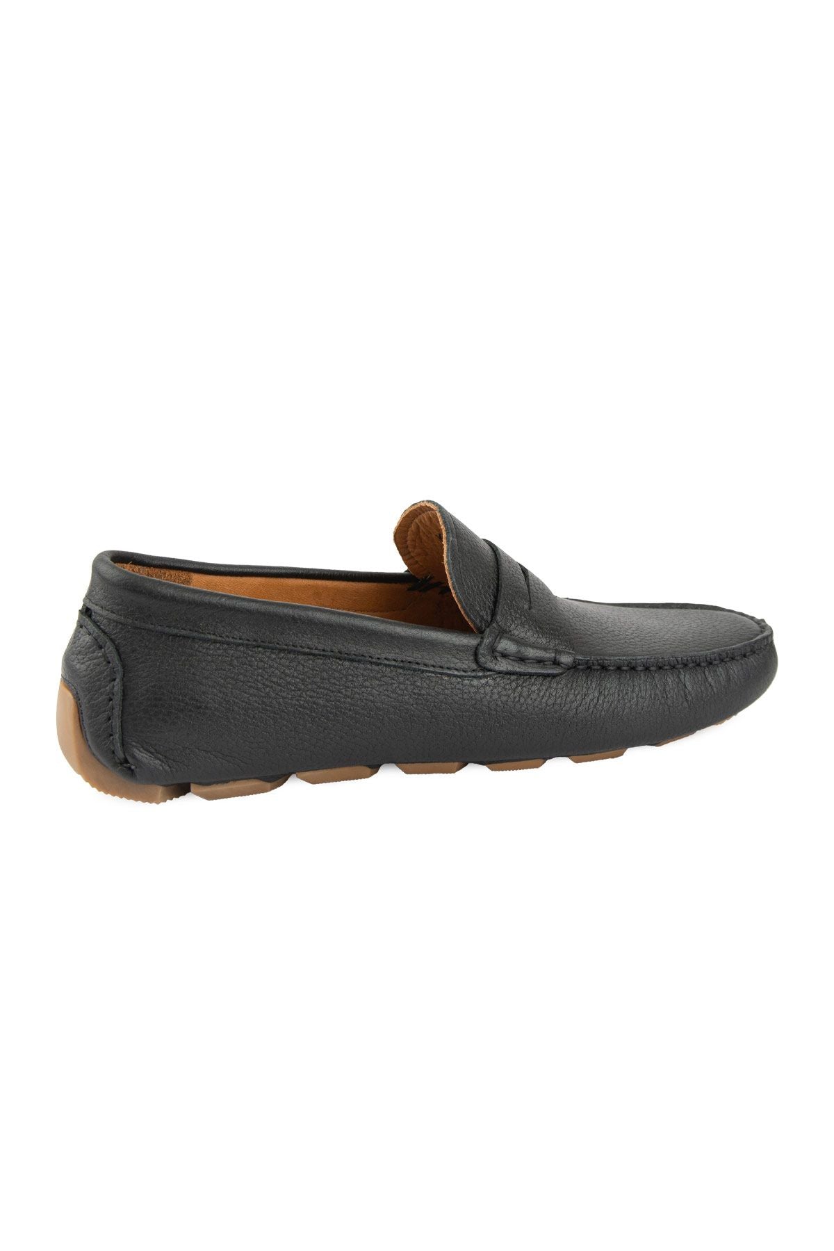 Hakiki Deri Erkek Loafer Ayakkabı 500906 Siyah