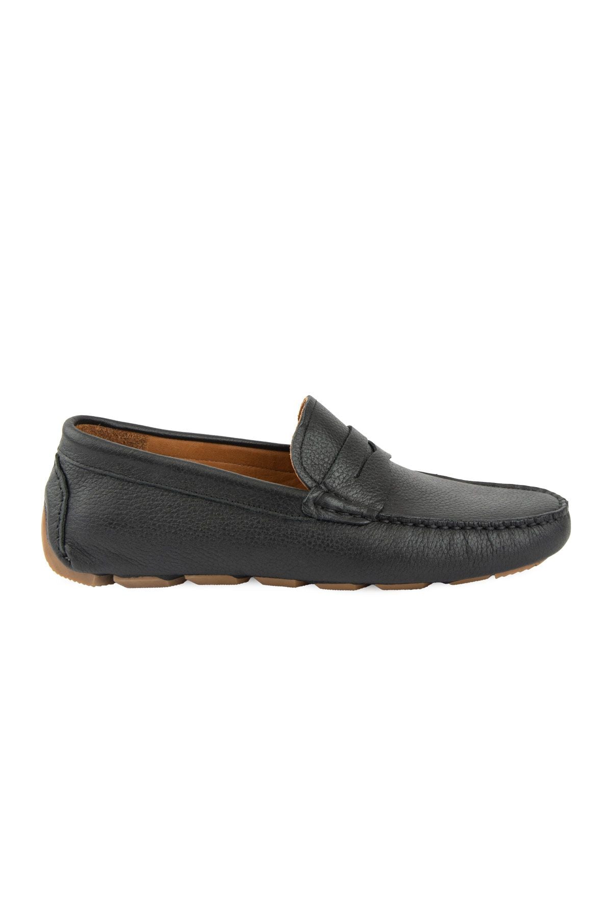 Hakiki Deri Erkek Loafer Ayakkabı 500906 Siyah