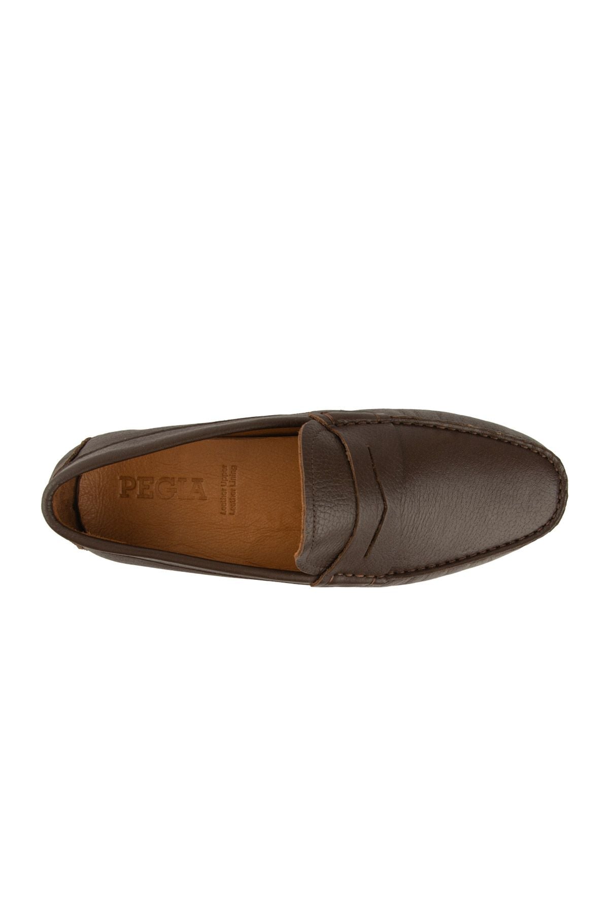 Hakiki Deri Erkek Loafer Ayakkabı 500906 Kahve