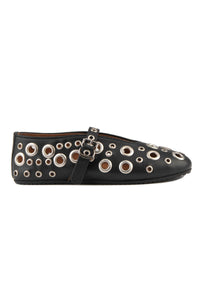 Genuine Leather Women's Ballet Flats 700954 Black