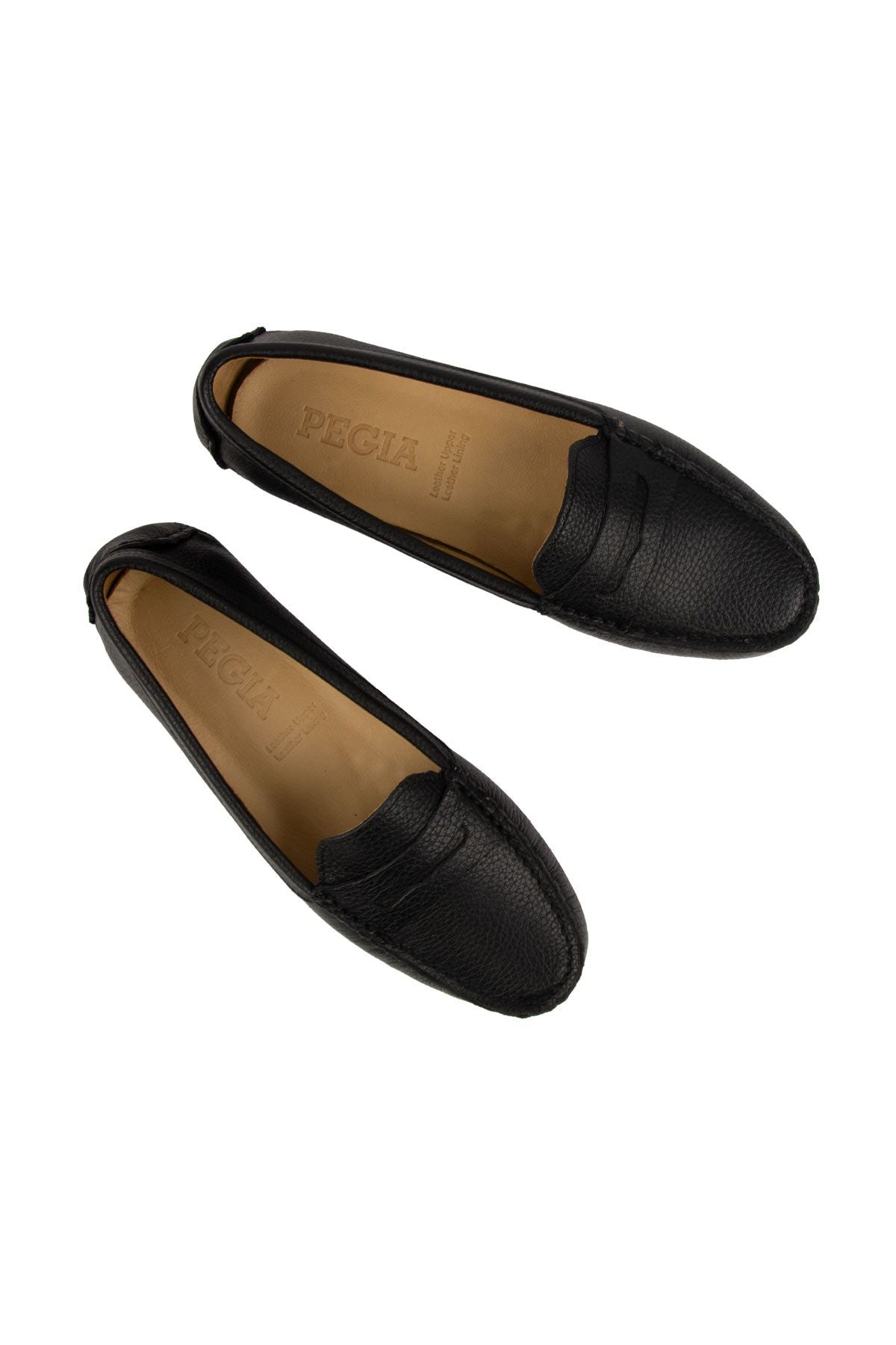 Hakiki Deri Kadın Loafer Ayakkabı 700901 Siyah