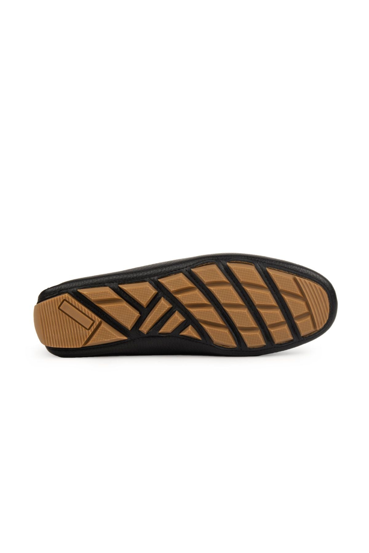 Hakiki Deri Kadın Loafer Ayakkabı 700901 Siyah