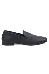 Genuine Leather Women's Loafer DG6043 Navy