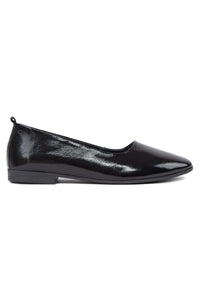 Genuine Leather Classic Ballet Flat DG6050 Black Patent