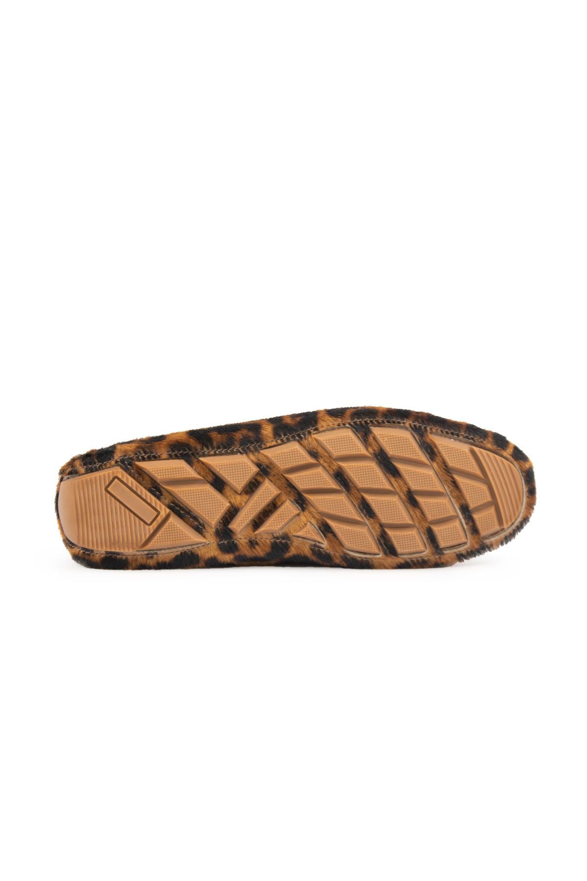 Hakiki Deri Loafer Ayakkabı 700917 Leopar