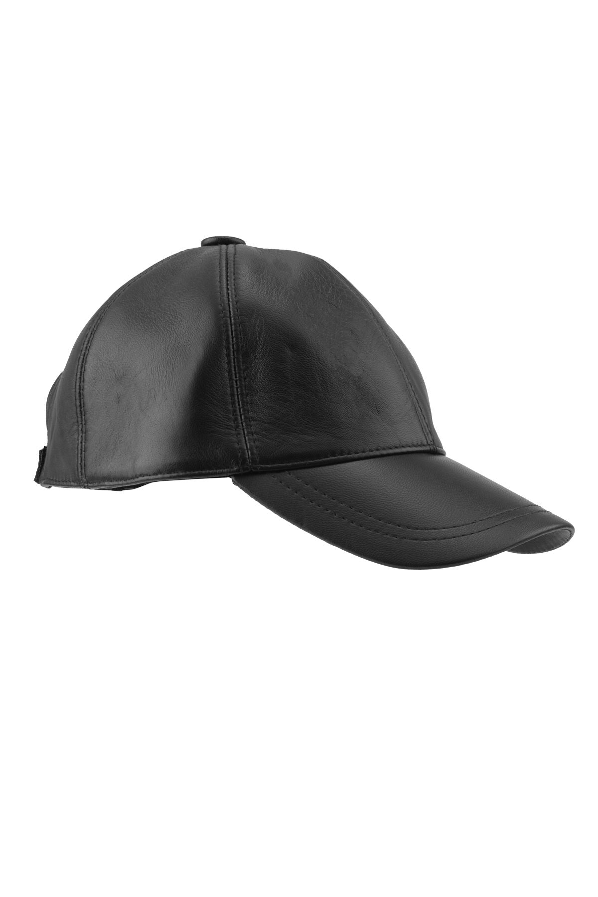 Hakiki Deri Unisex Şapka 24SP04 Siyah
