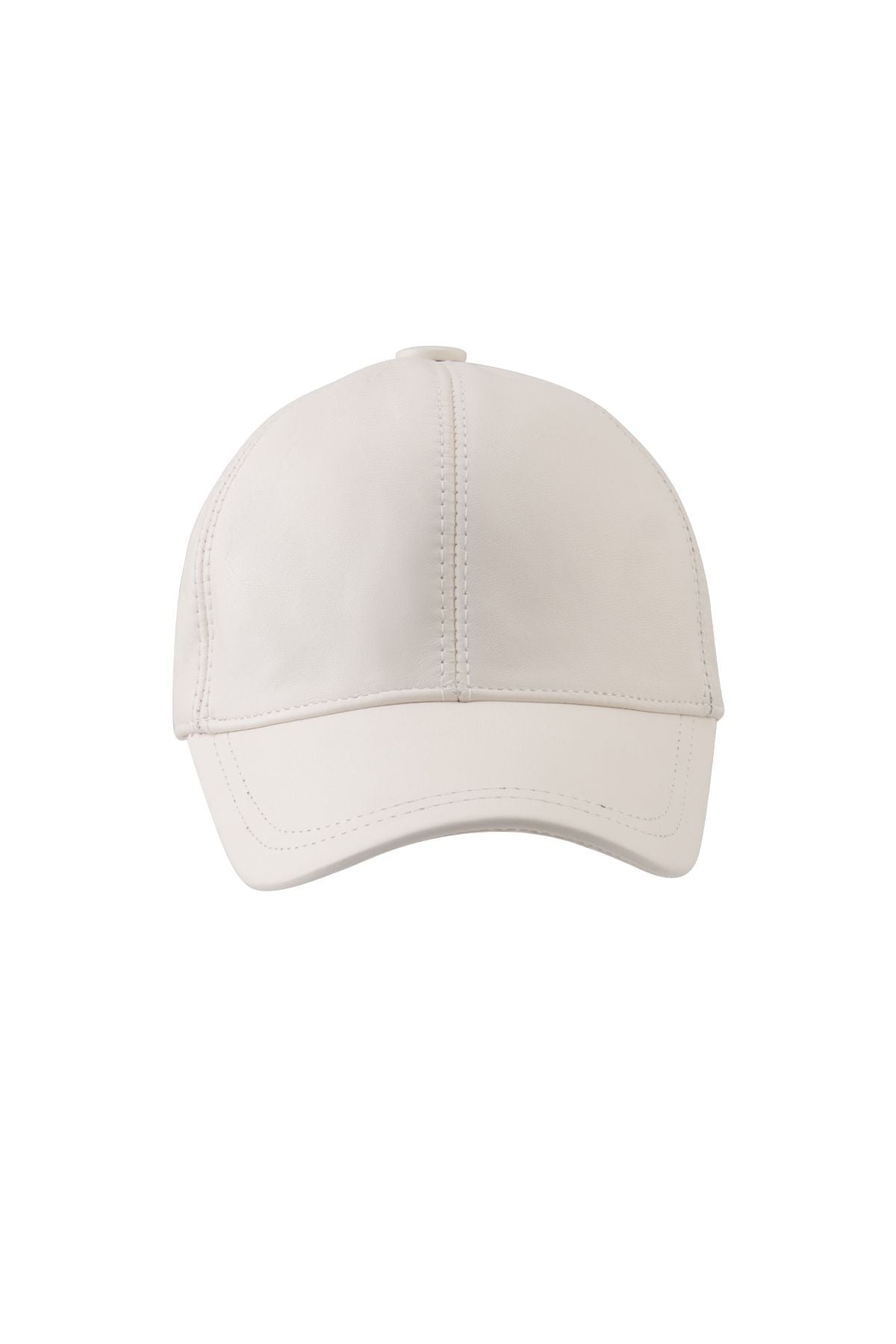 Hakiki Deri Unisex Şapka 24SP04 Bej