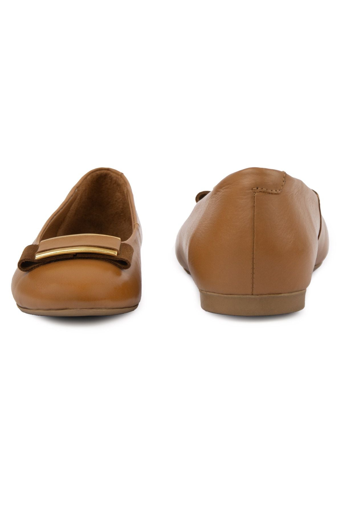 Hakiki Deri Tokalı Babet DG6048 Taba