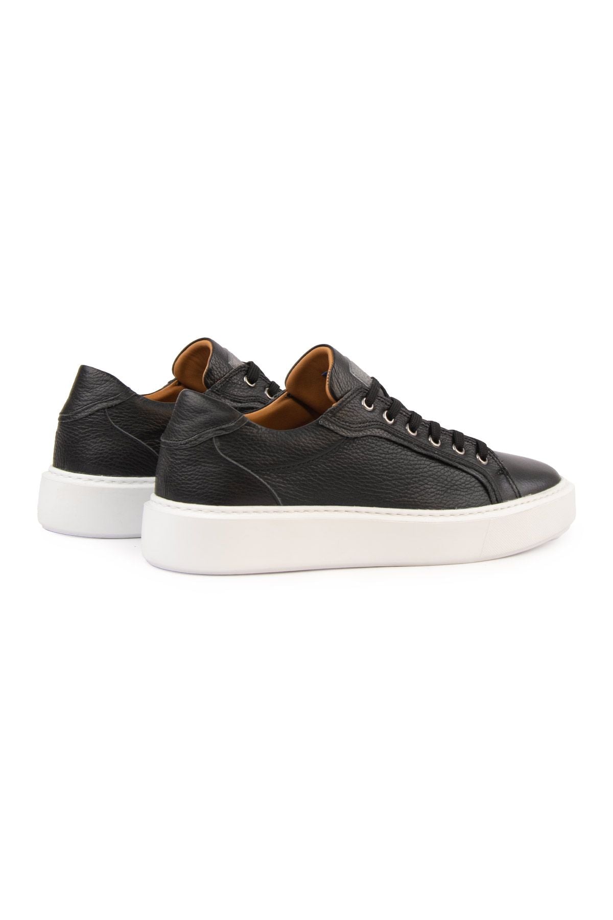 Hakiki Floater Deri Sneaker 500971 Siyah