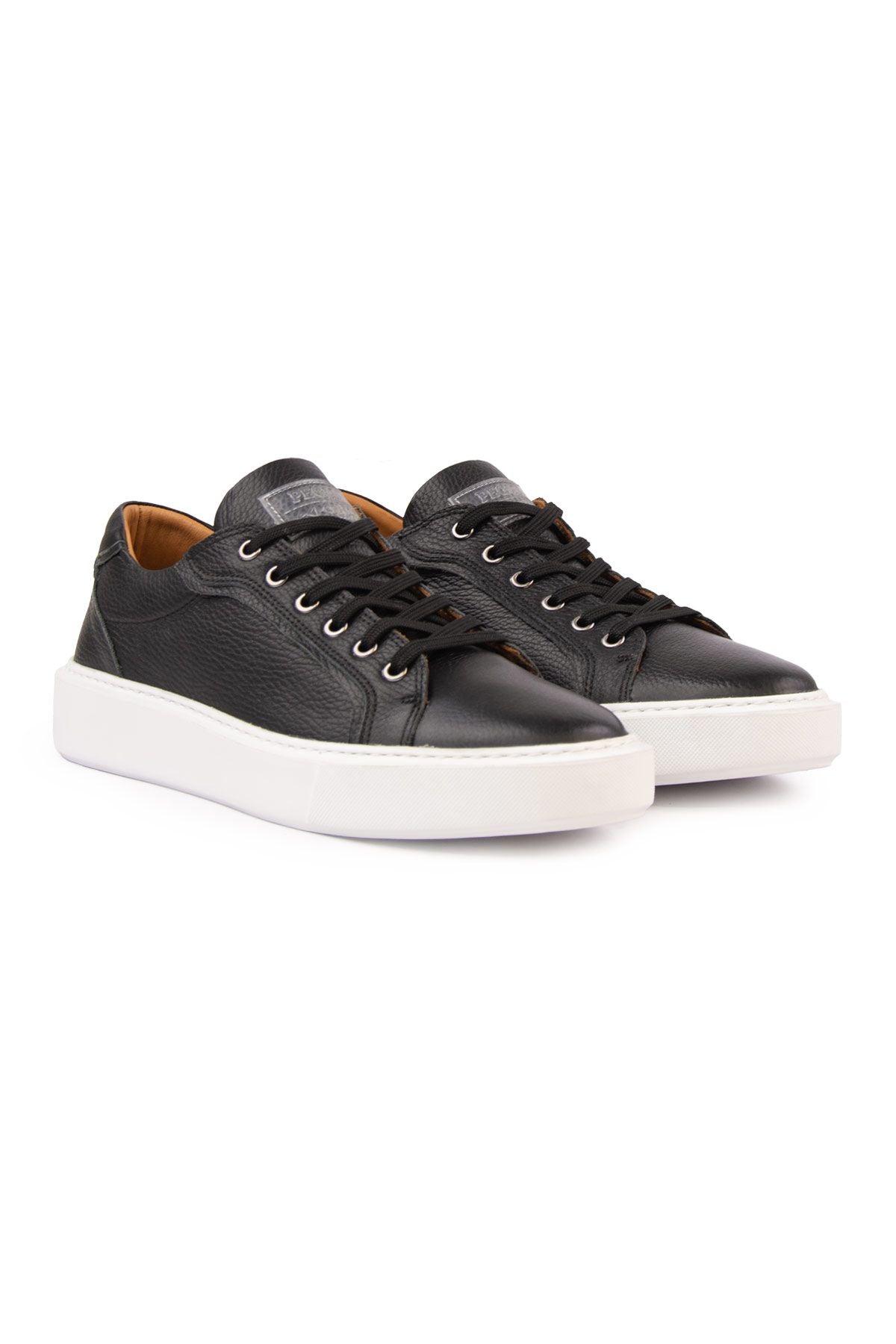 Hakiki Floater Deri Sneaker 500971 Siyah