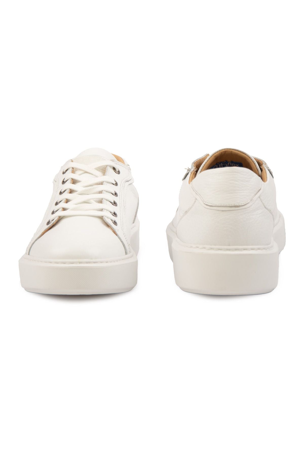 Hakiki Floater Deri Sneaker 500971 Beyaz