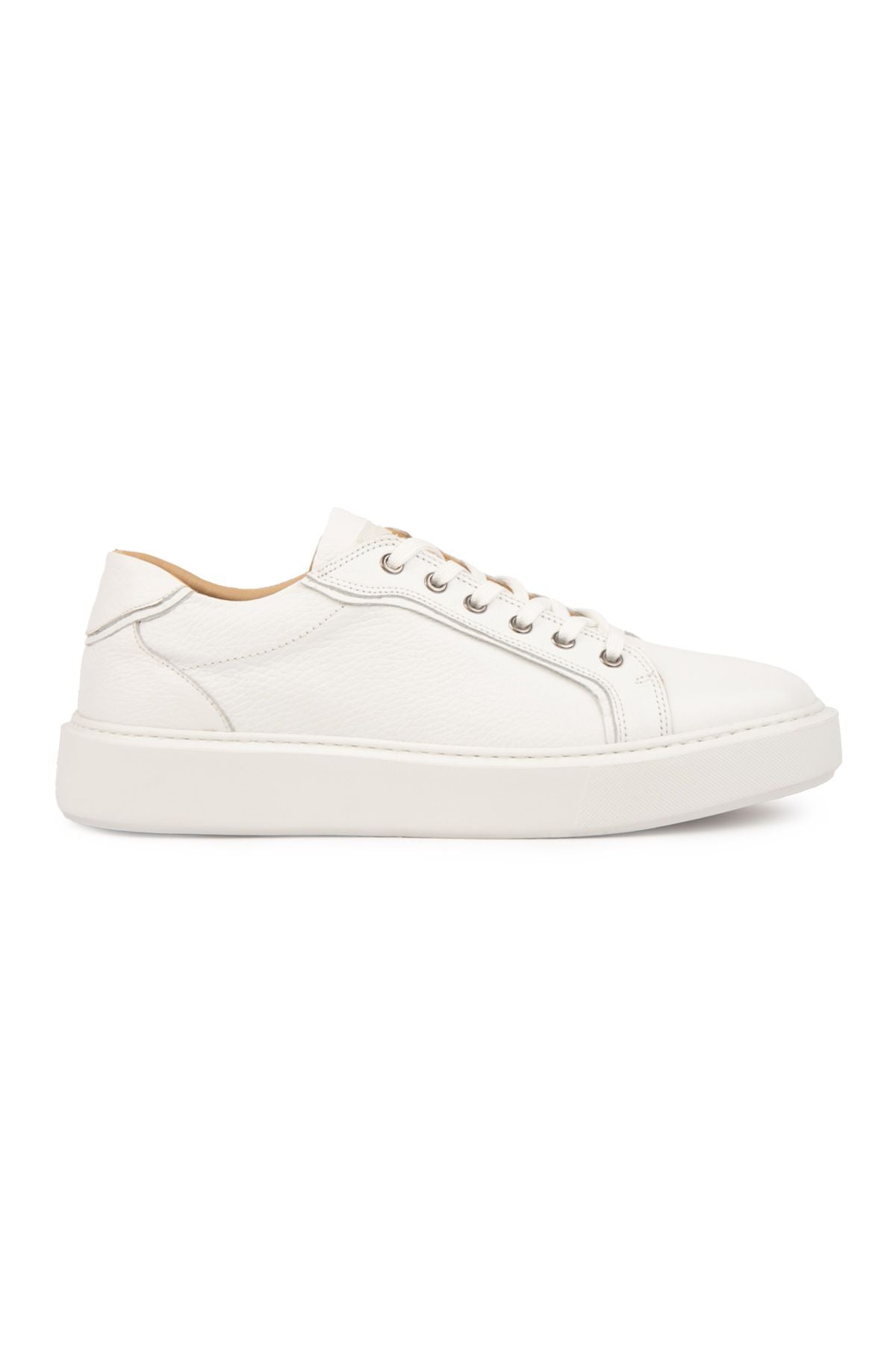 Hakiki Floater Deri Sneaker 500971 Beyaz