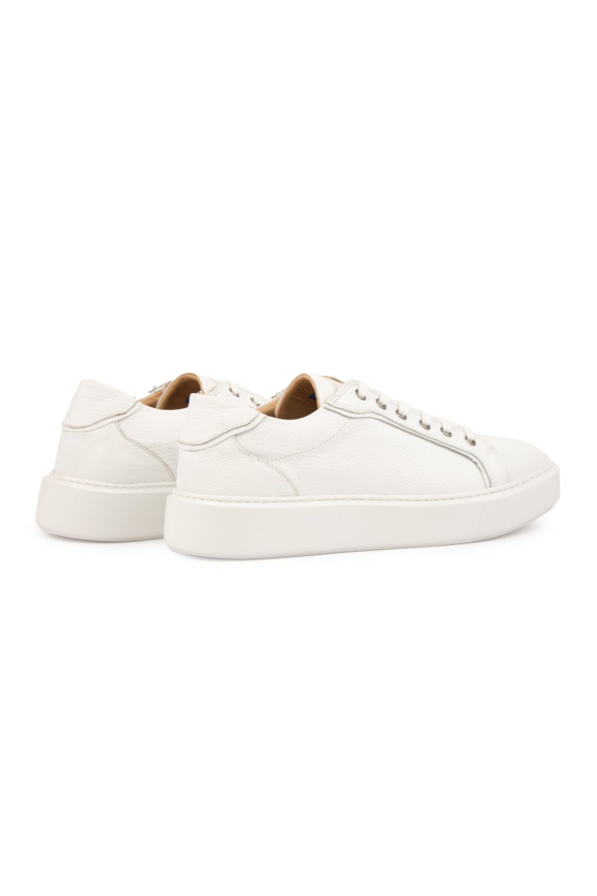 Hakiki Floater Deri Sneaker 500971 Beyaz