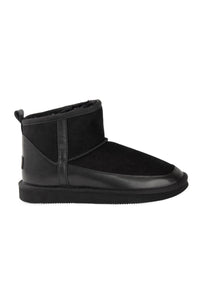Genuine Shearling Women's Mini Boot 191166 Black