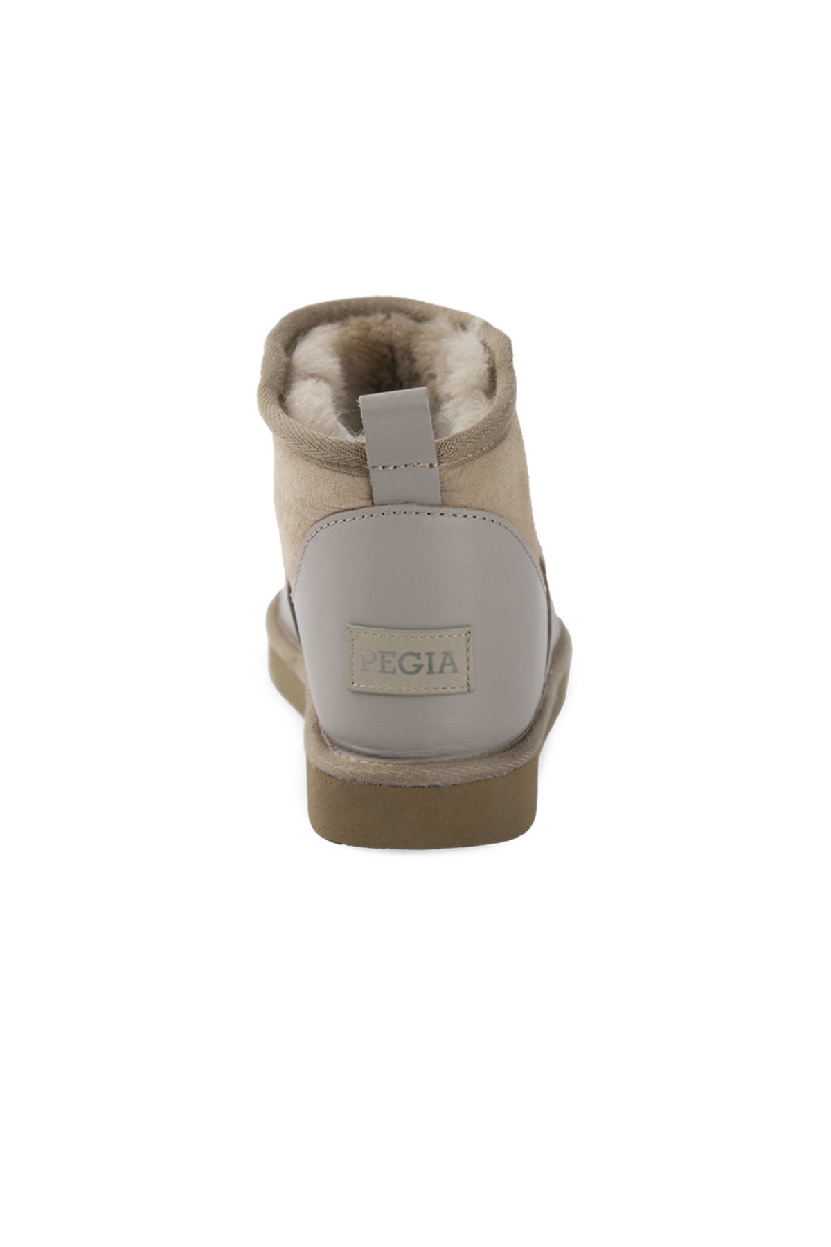 Hakiki Kürk Kadın Mini Bot 191166 Vizon