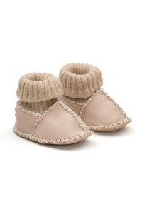 Genuine Shearling Baby Bootie 141204 Cream