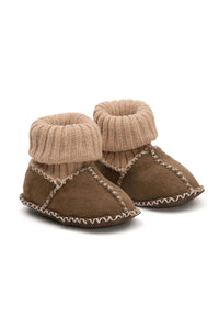 Genuine Shearling Baby Bootie 141204 Green