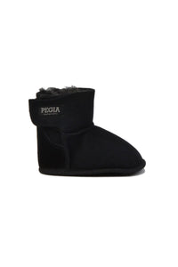 Genuine Shearling Velcro Baby Bootie 141220 Black