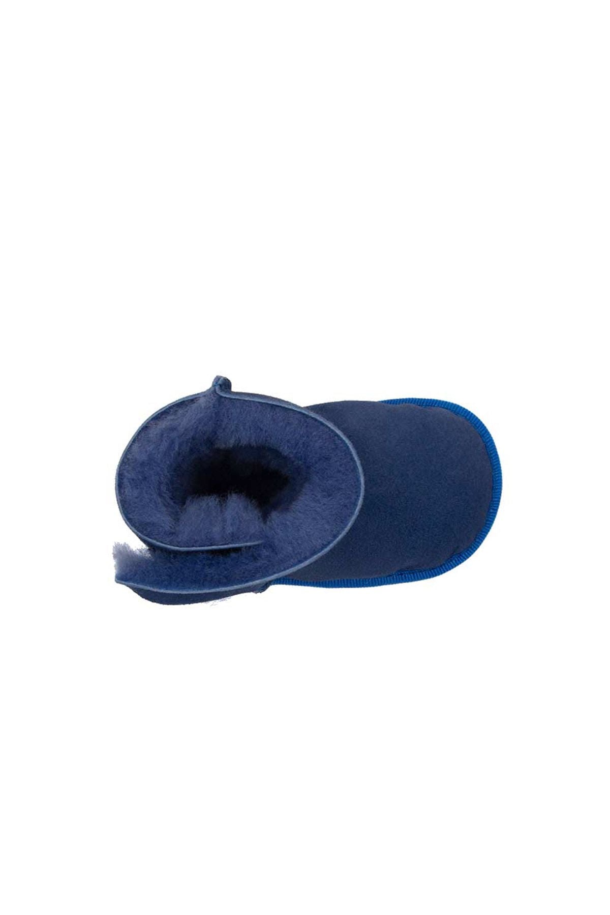 Hakiki Kürklü Cırtlı Bebek Patiği 141220 Saks
