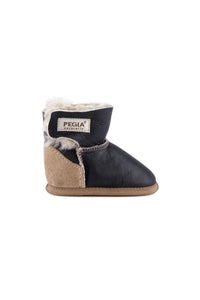 Genuine Shearling Velcro Baby Bootie 141222 Caramel