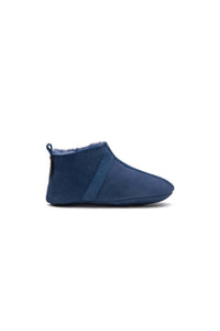 Genuine Fur Children's Slipper 186100 Royal Blue