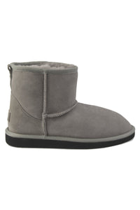Genuine Fur Women's Ankle Boots 191021 Grey