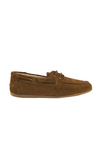 Genuine Suede Lace-Up Shoe 700959 Tobacco