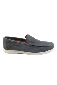 Genuine Suede Men's Flat Loafer 500911 Anthracite