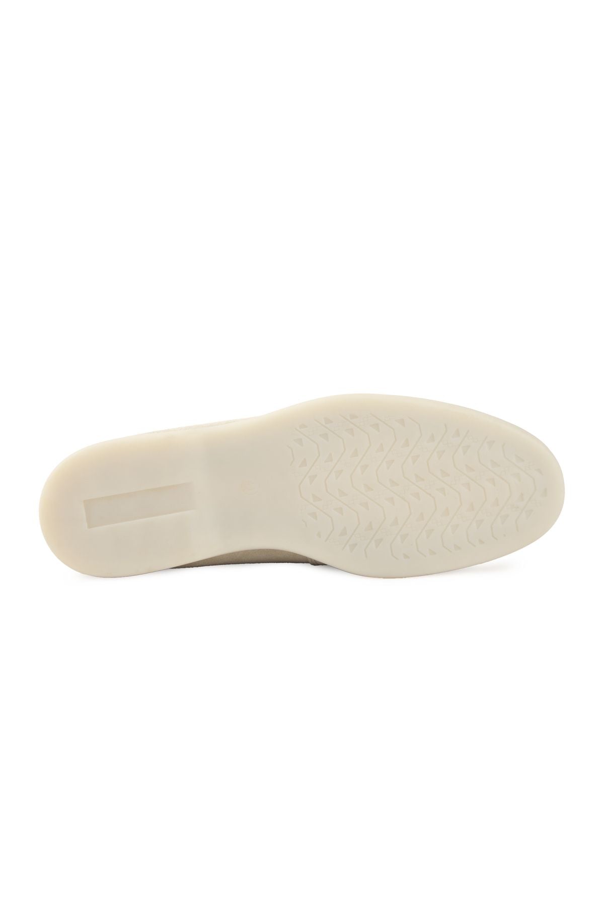 Hakiki Süet Erkek Düz Loafer 500911 Bej