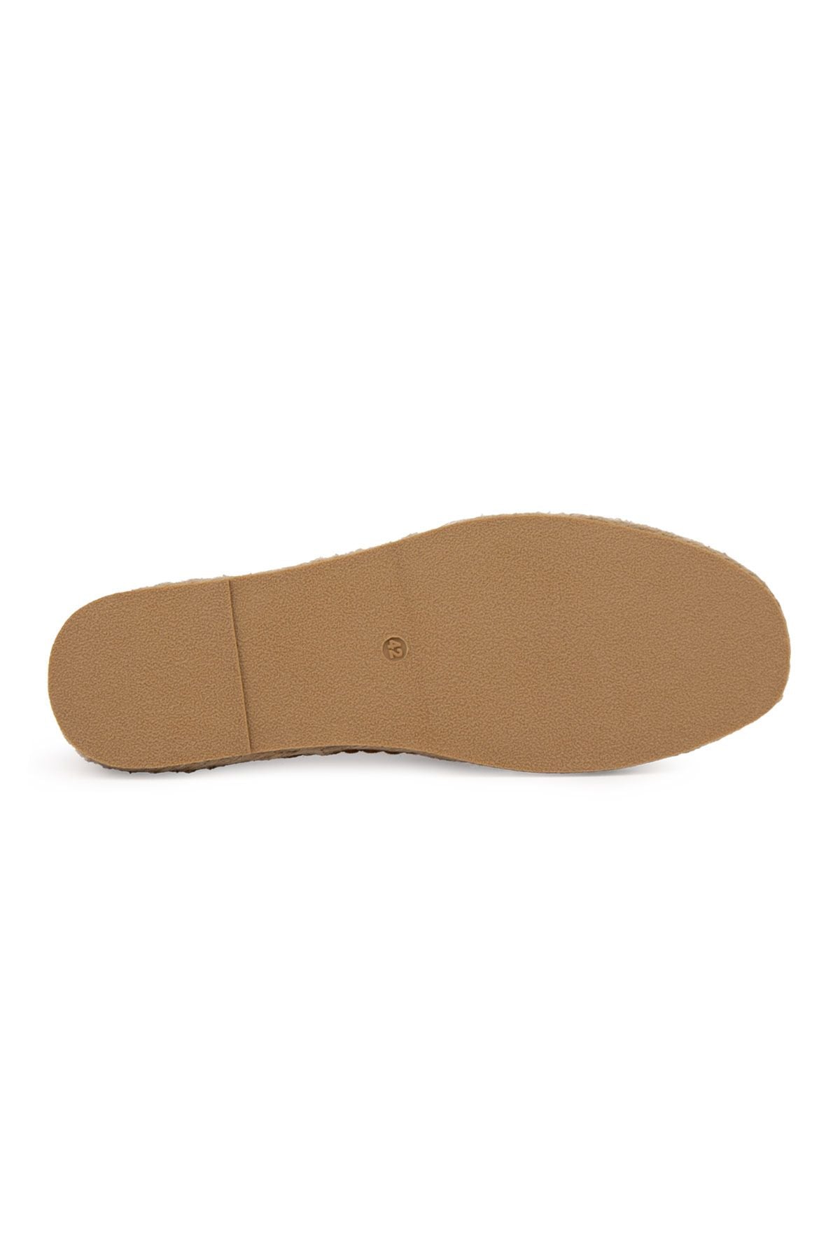 Hakiki Süet Erkek Espadril DG5024 Taba
