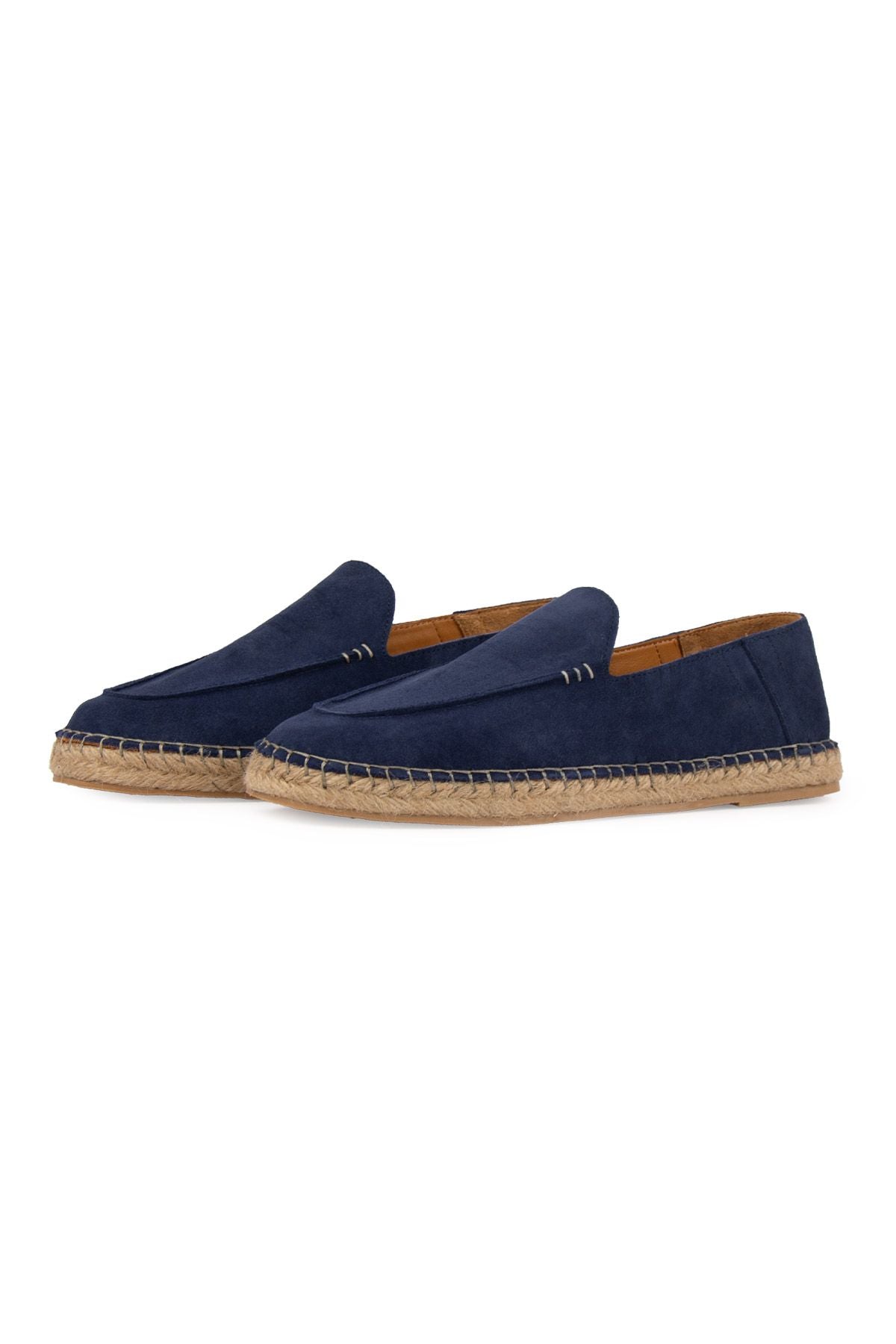 Hakiki Süet Erkek Espadril DG5024 Denim