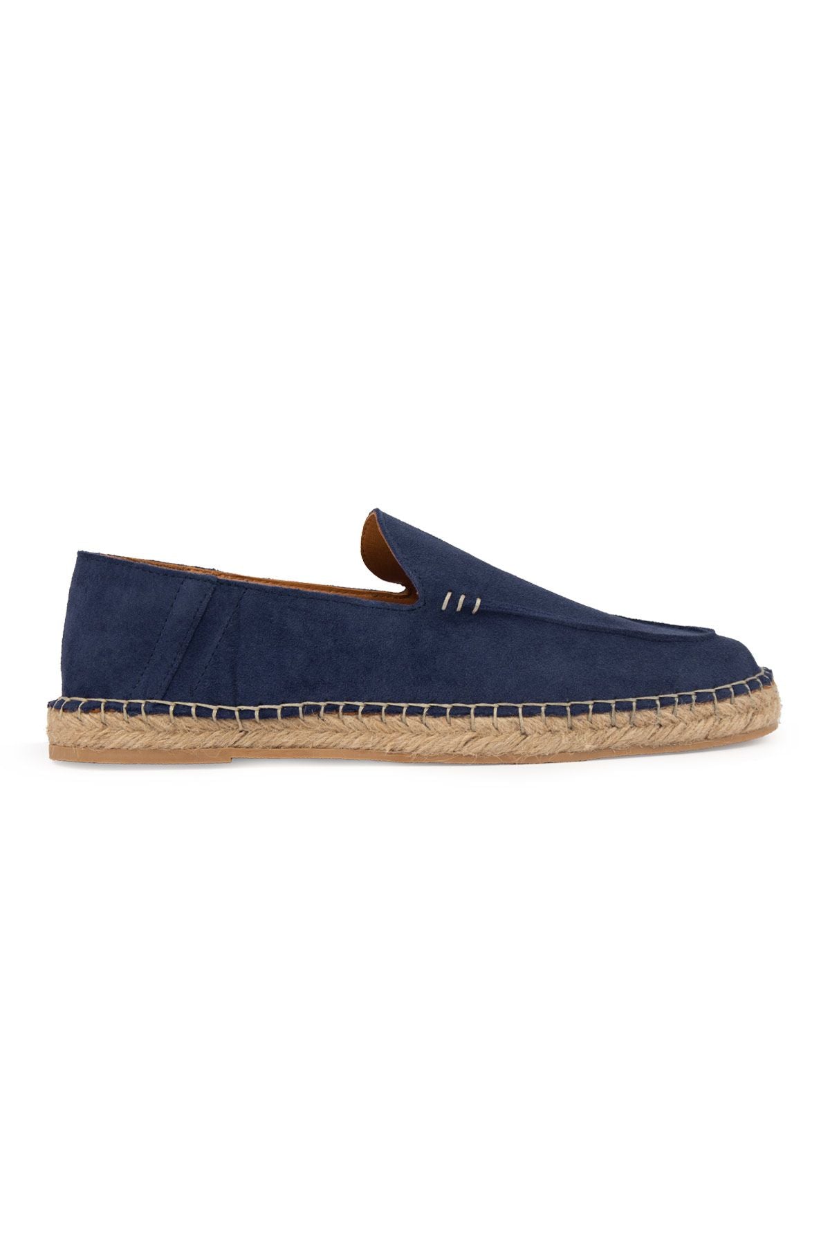 Hakiki Süet Erkek Espadril DG5024 Denim