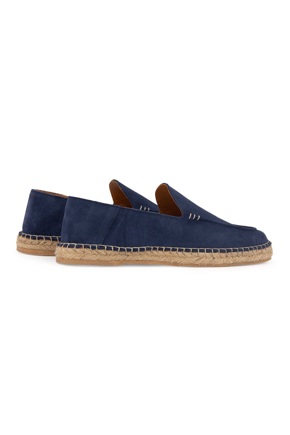Hakiki Süet Erkek Espadril DG5024 Denim