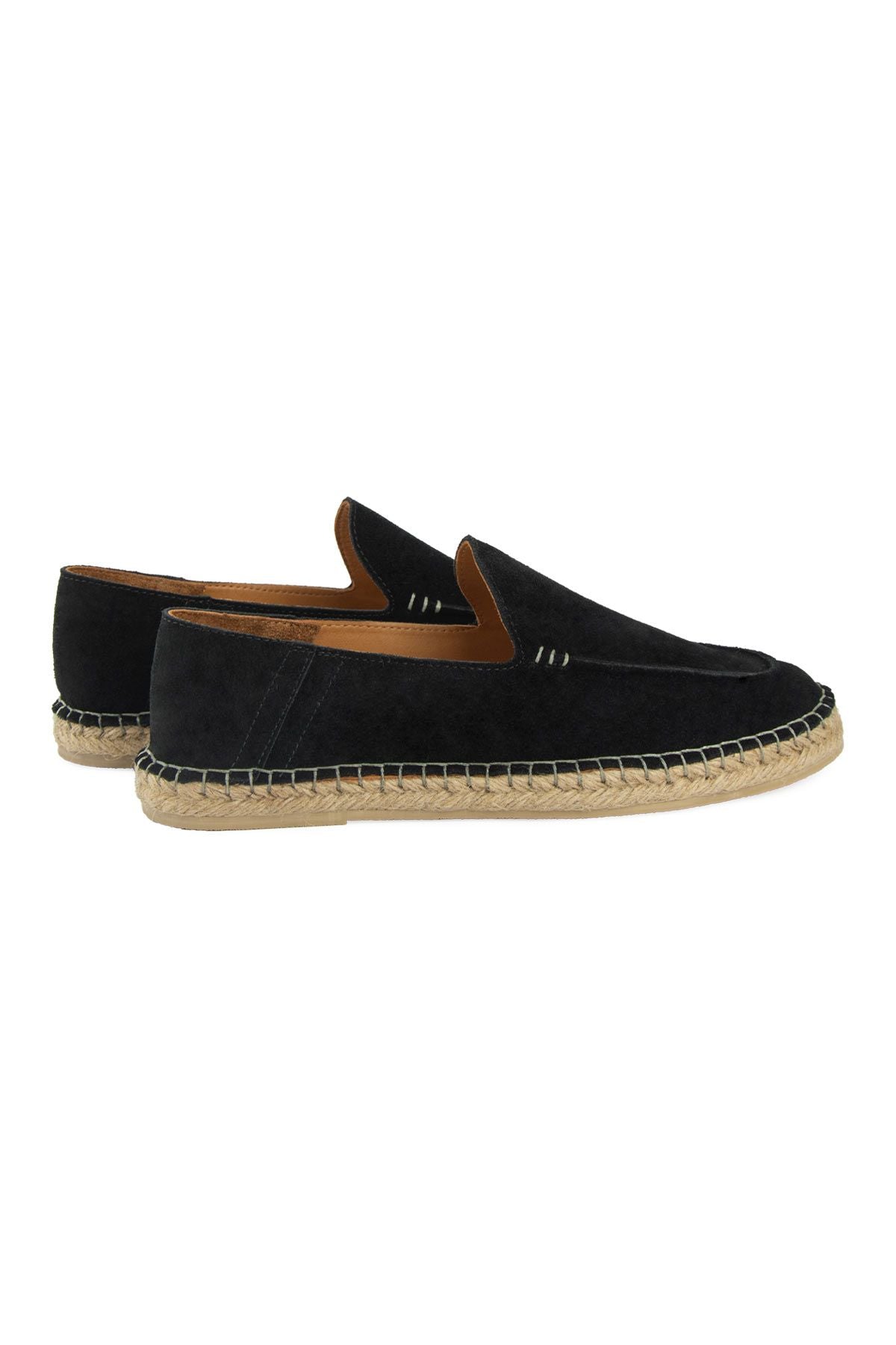 Hakiki Süet Erkek Espadril DG5024 Siyah
