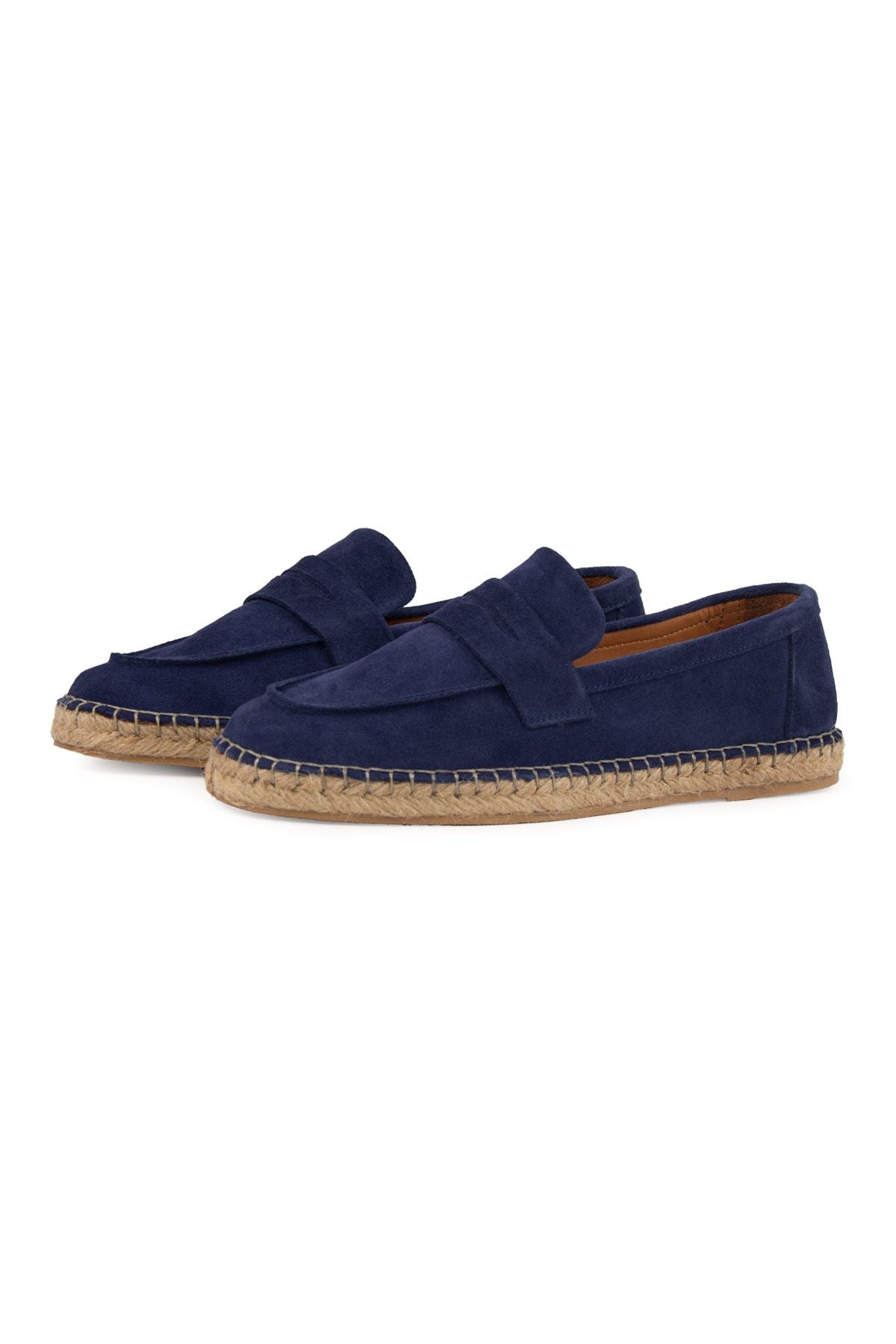 Hakiki Süet Erkek Espadril DG5025 Denim