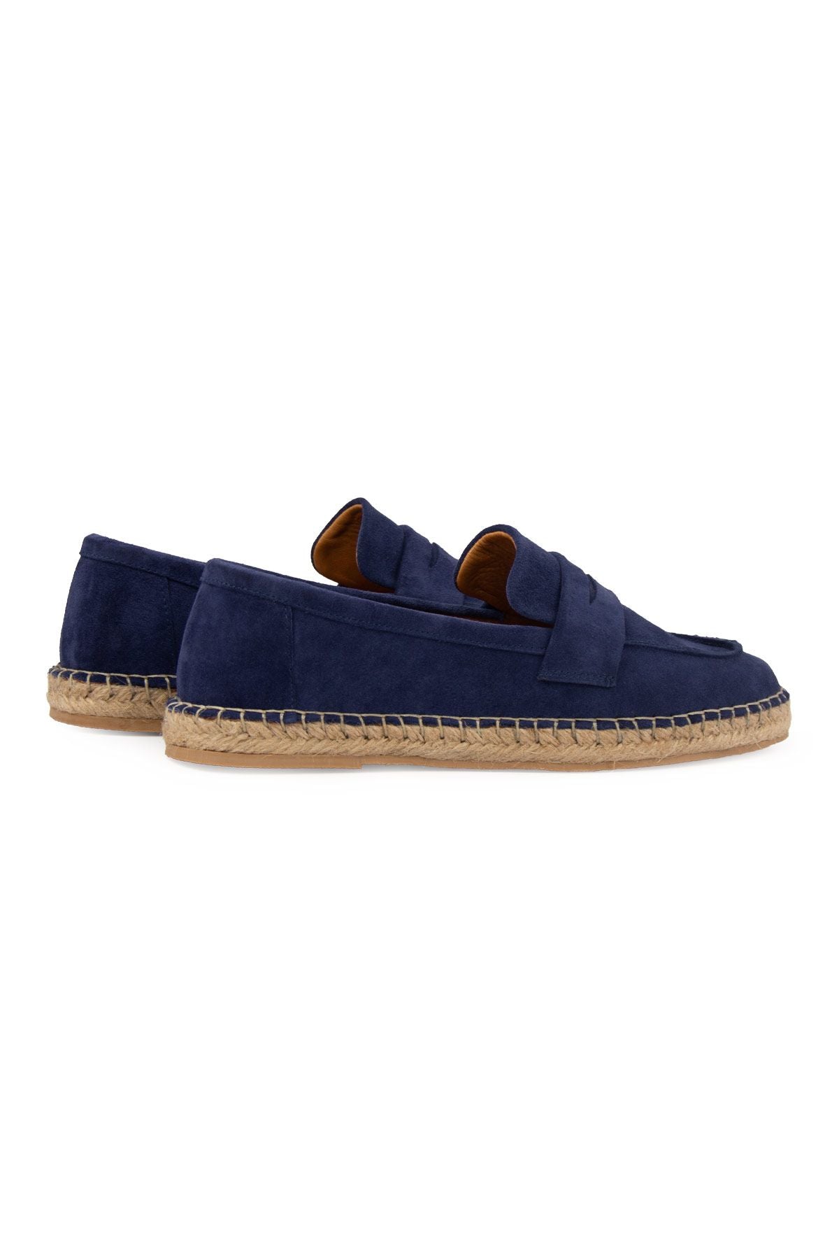 Hakiki Süet Erkek Espadril DG5025 Denim