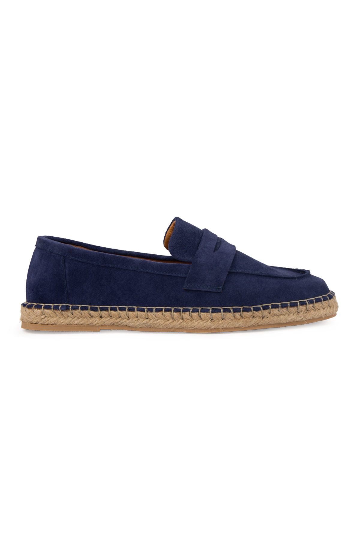 Hakiki Süet Erkek Espadril DG5025 Denim