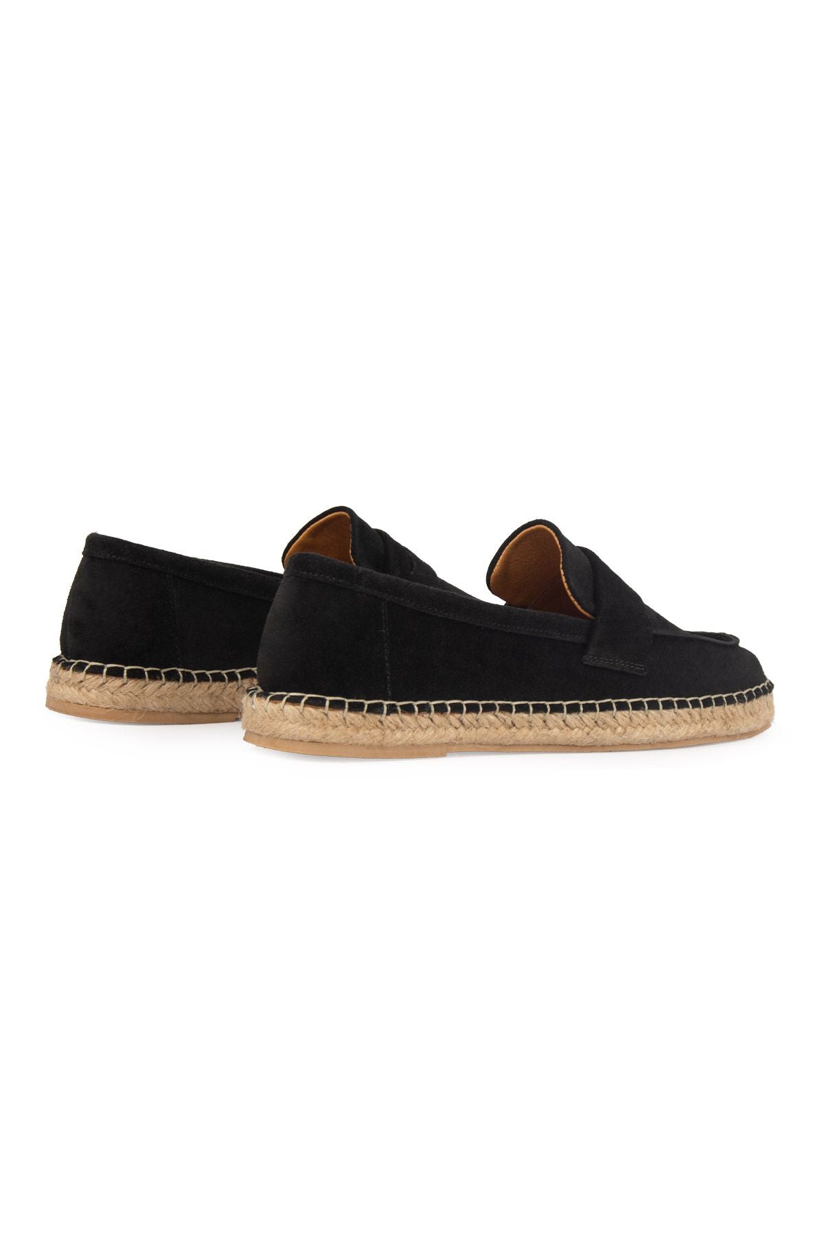 Hakiki Süet Erkek Espadril DG5025 Siyah