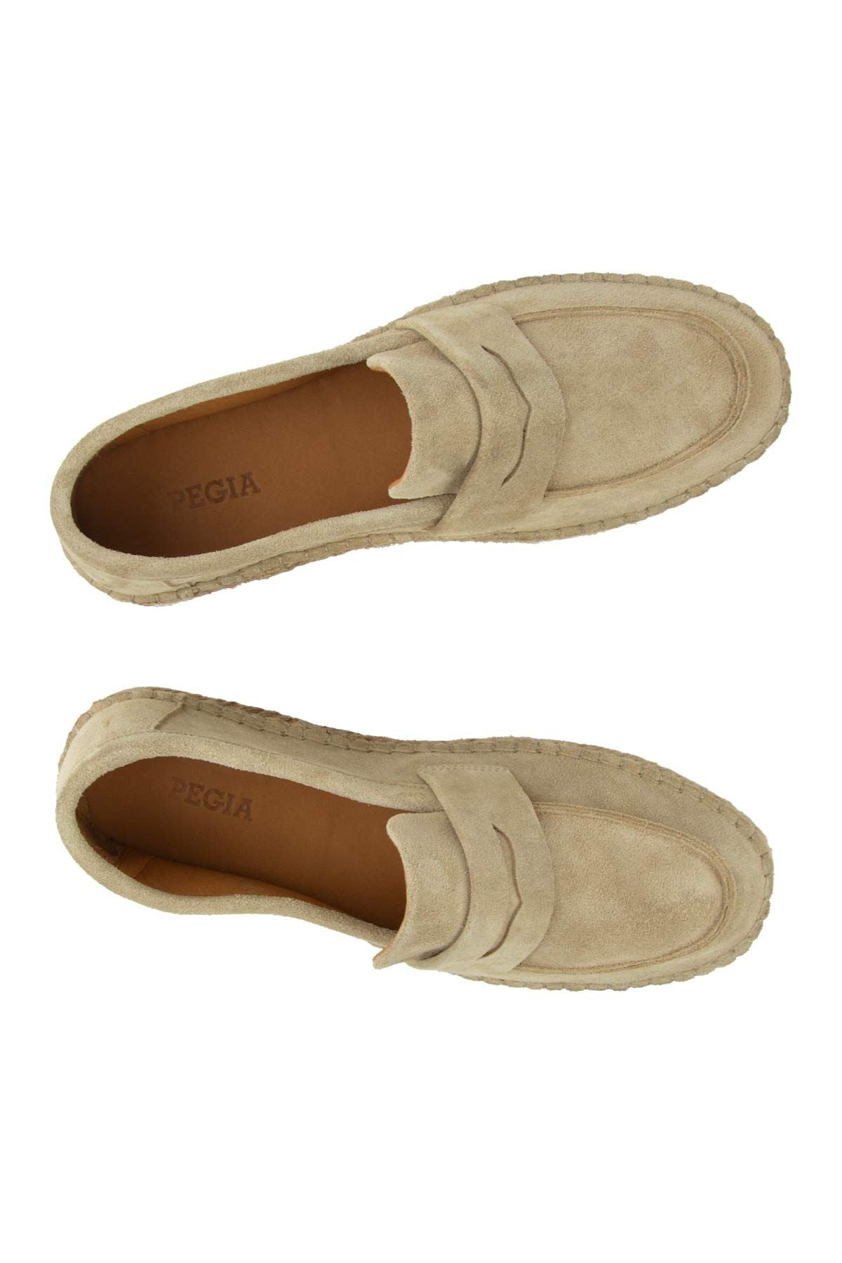 Hakiki Süet Erkek Espadril DG5025 Sahra