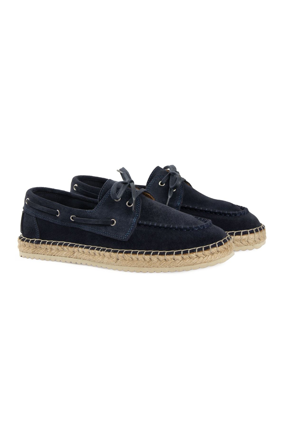 Hakiki Süet Erkek Espadril DG5026 Lacivert