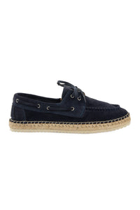 Genuine Suede Men's Espadrilles DG5026 Navy