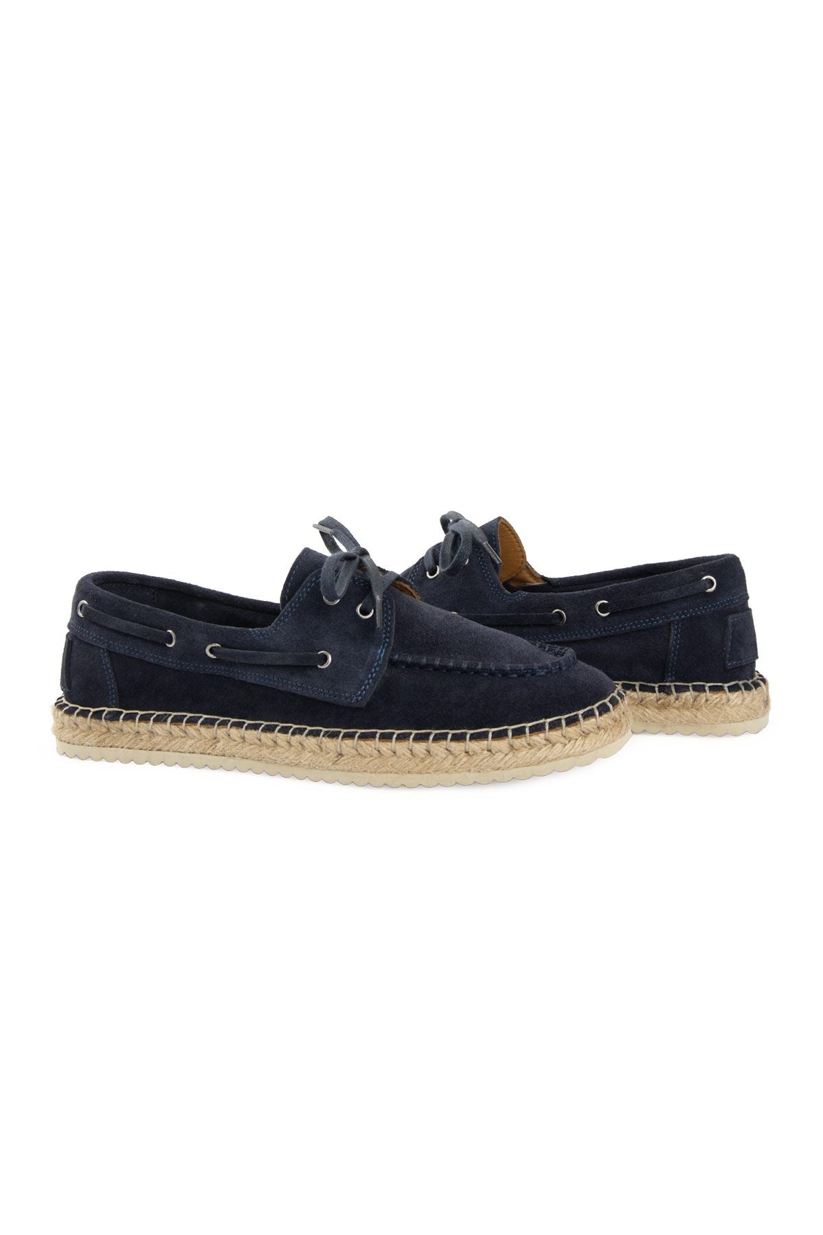 Hakiki Süet Erkek Espadril DG5026 Lacivert