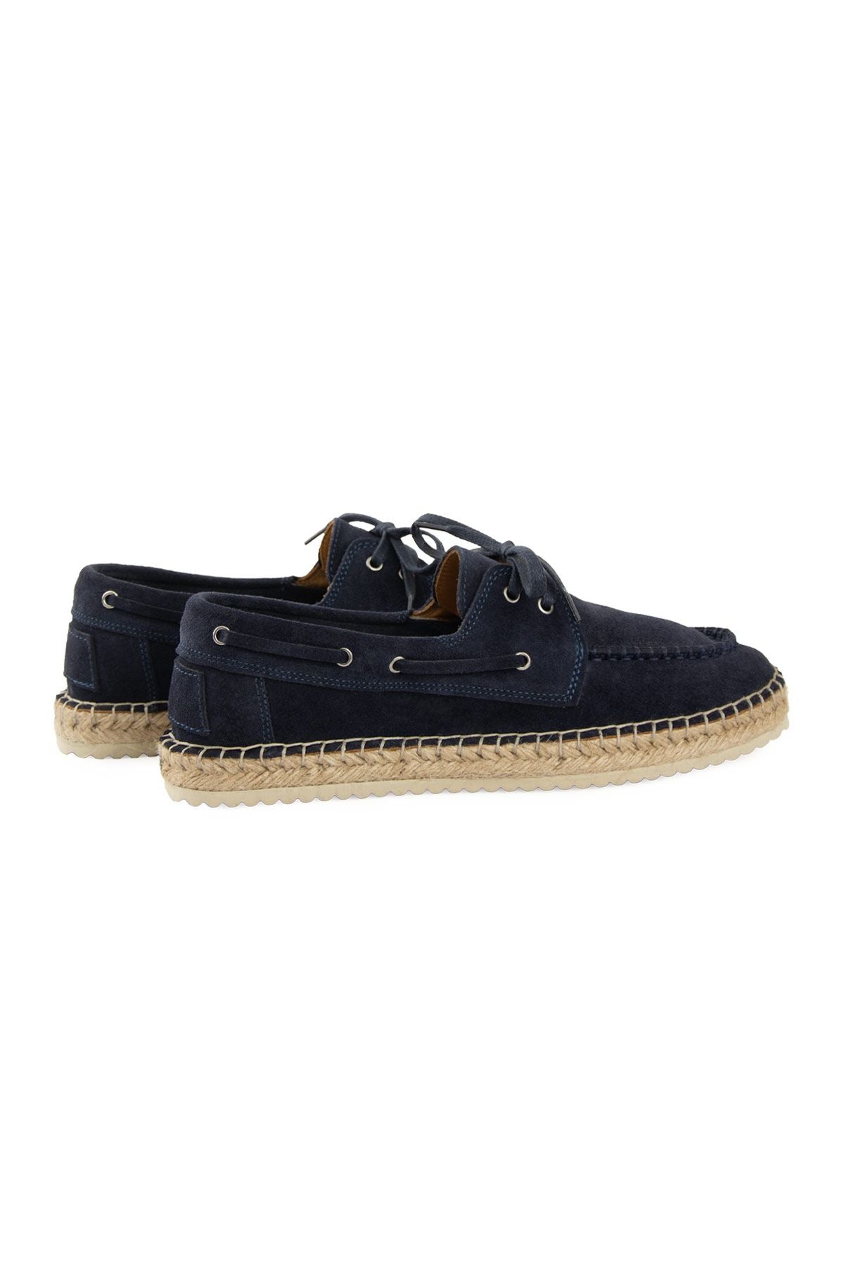 Hakiki Süet Erkek Espadril DG5026 Lacivert