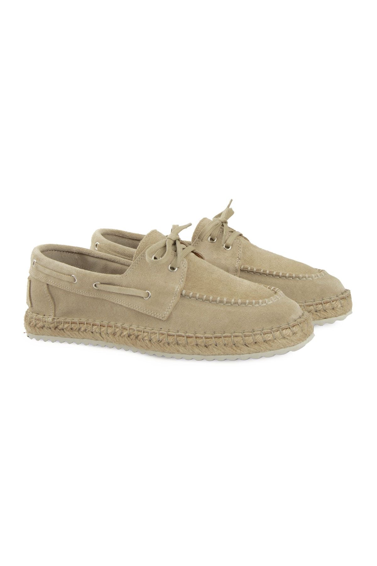 Hakiki Süet Erkek Espadril DG5026 Sahra