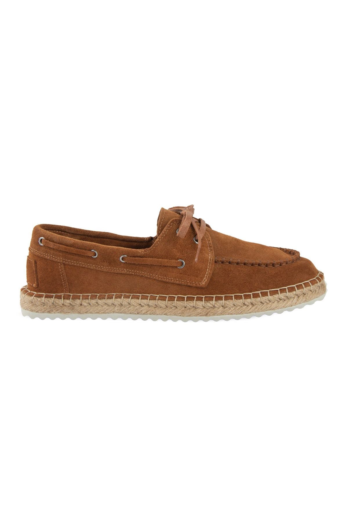 Hakiki Süet Erkek Espadril DG5026 Taba