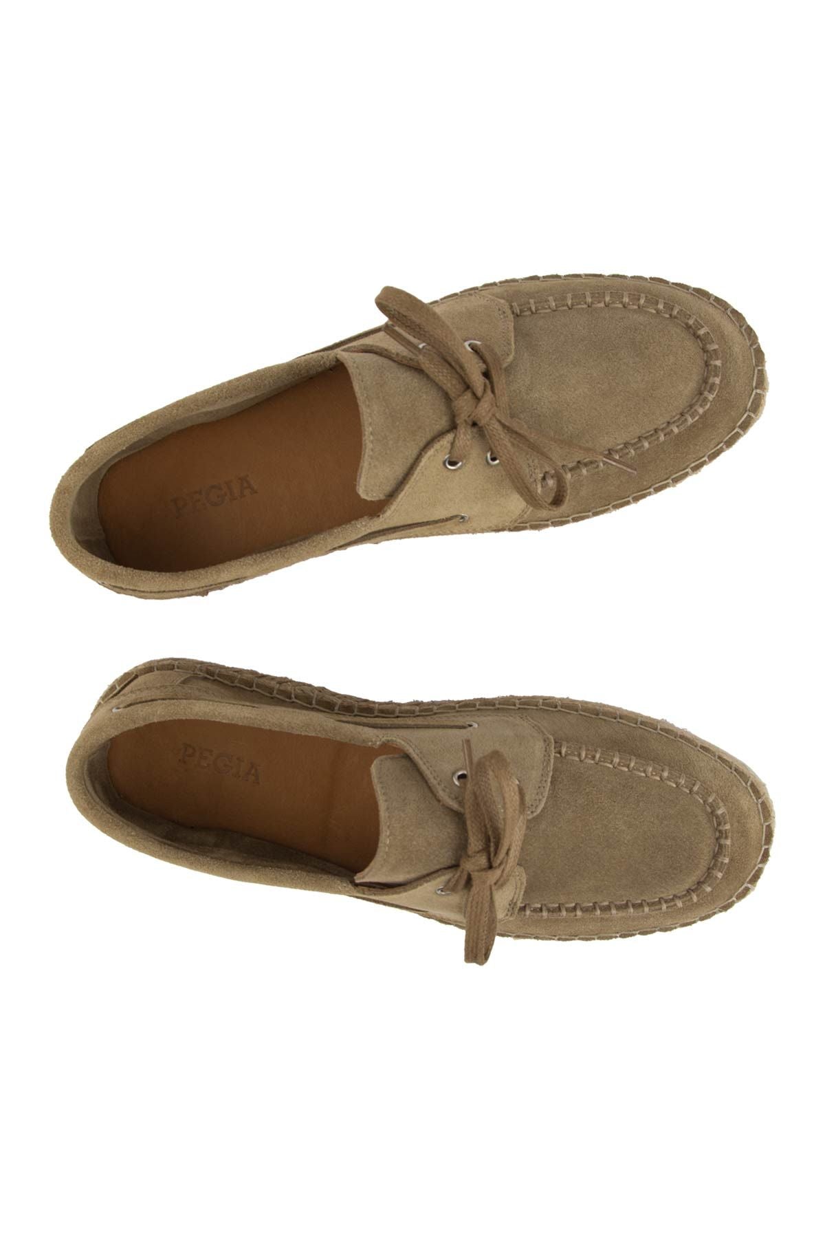 Hakiki Süet Erkek Espadril DG5026 Camel
